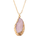 Modern Stone Pendant Necklace