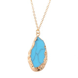 Modern Stone Pendant Necklace