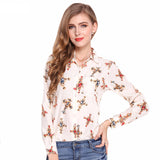 Gilda Cross Print Top