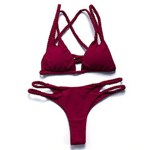 Bekka Summer Bikini Maroon
