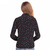 Miranda Chiffon Anchor Print Top