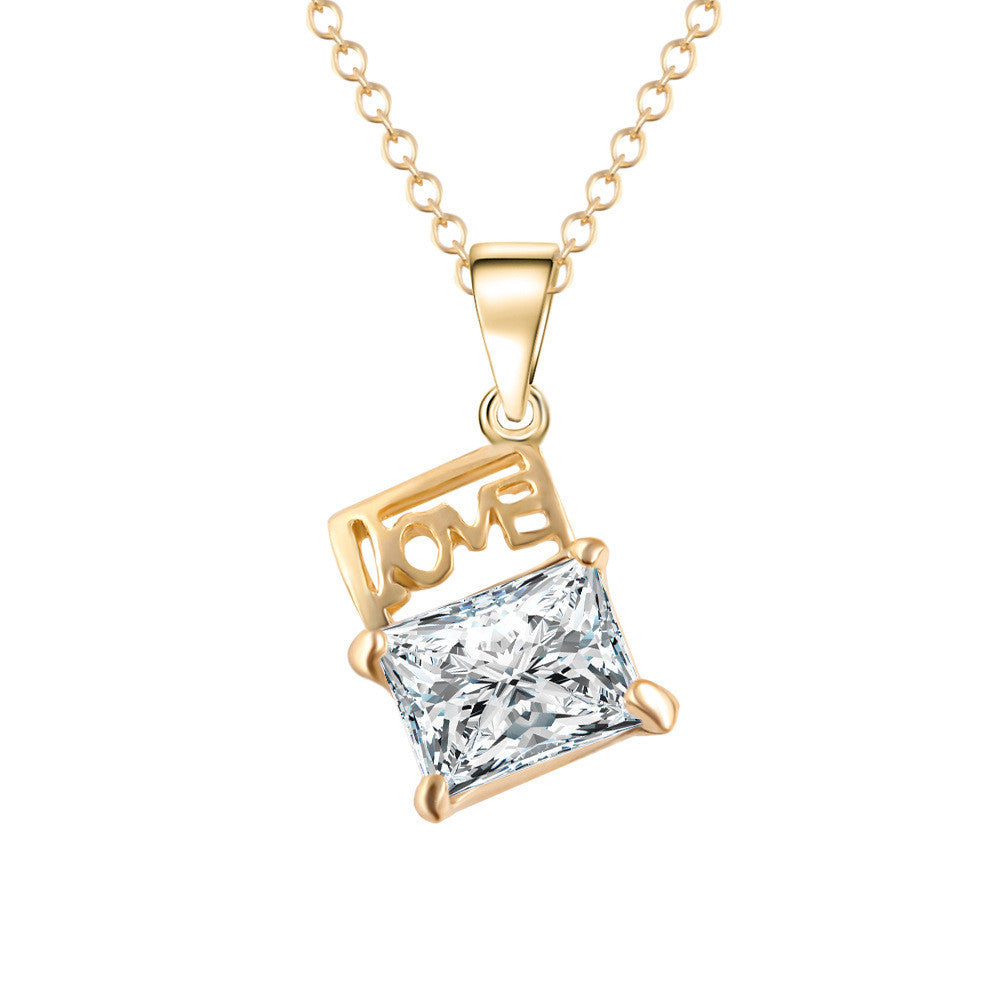 Love Gemstone Necklace
