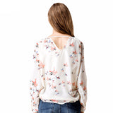 Wendy Patterned Chiffon Top