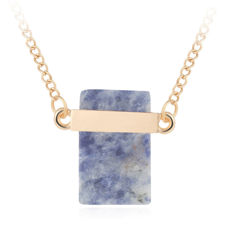 Modern Stone Necklace