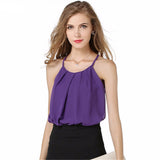 Lina Strappy Chiffon Tank Top