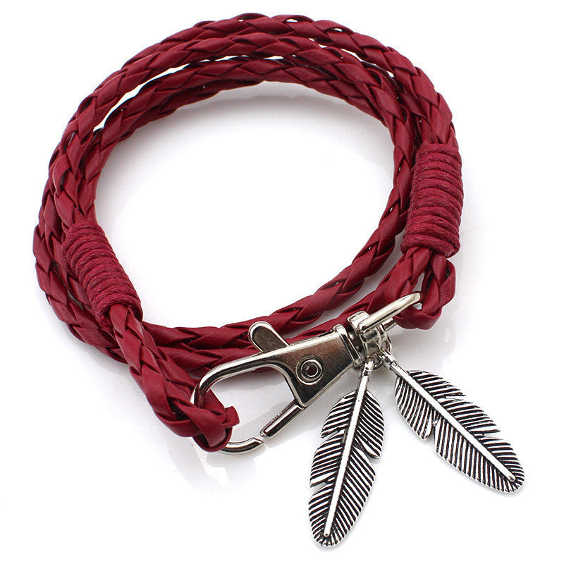 Feather Fall Bracelet