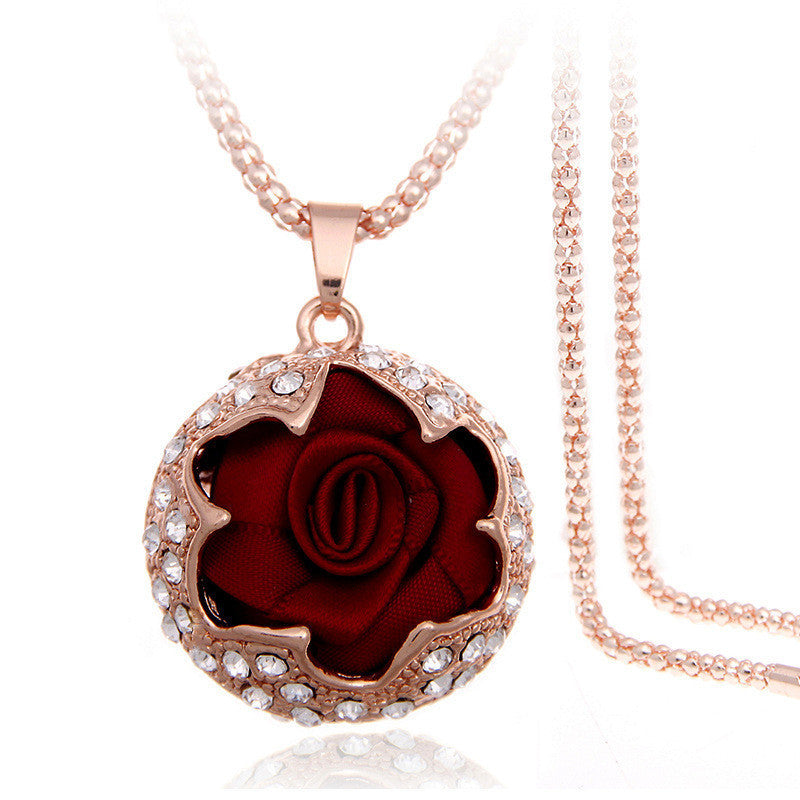 Paint The Roses Red Necklace