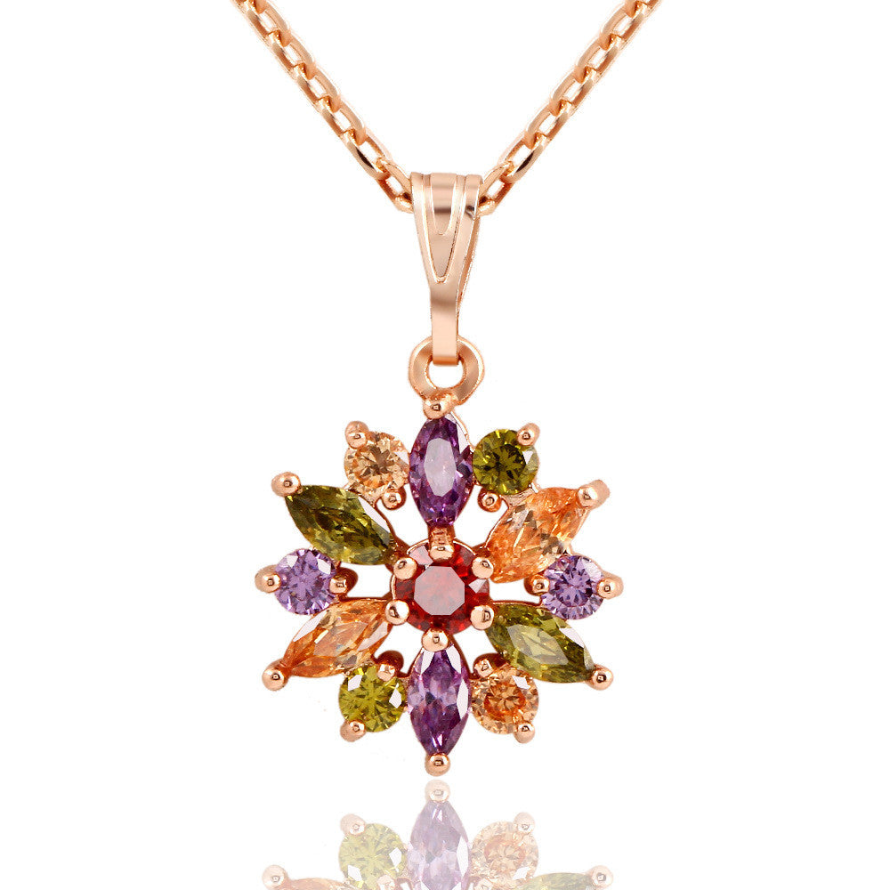 Floral Star Necklace
