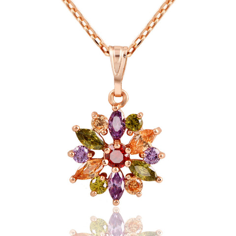 Floral Star Necklace