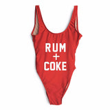 Rum + Coke Swimsuit  Red